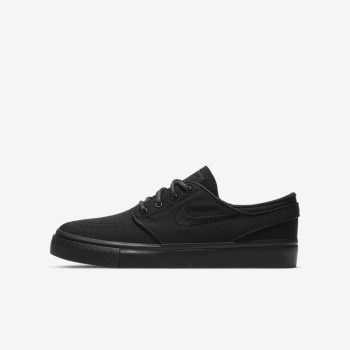 Nike SB Stefan Janoski - Nagyobb Gyerek Deszkás Cipő - Fekete/Sötét Szürke/Fekete